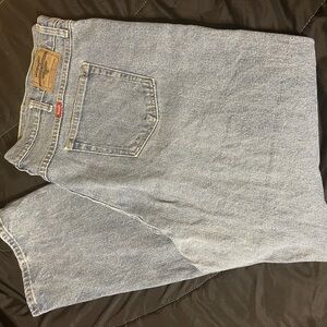 Wrangler Light Blue Relaxed Jeans 46x32